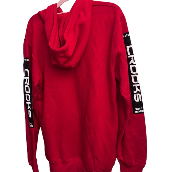 Crooks and Castles Red Sweatshirt Size Medium New!!! - Picture 3 of 4